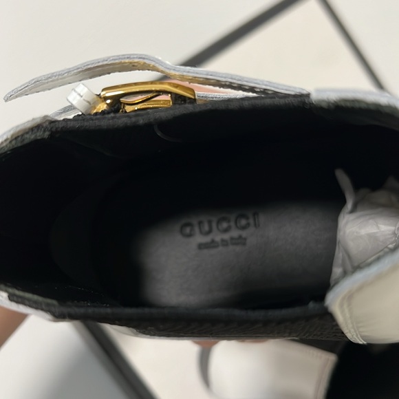 NWT NIB new GUCCI Cordovan Womens Lux Leather point Ankle Boot size 40, US 10 - Picture 11 of 16